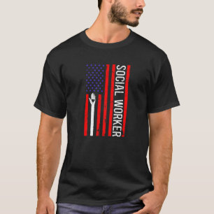 Maatschappelijk werker vlag Maatschappelijk werk M T-shirt