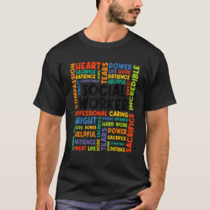 Maatschappelijk Werker Waardering Maatschappelijk T-shirt