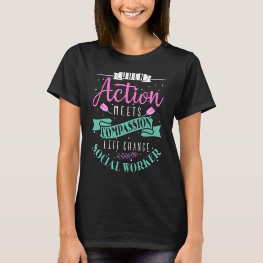 Maatschappelijk Werker Waardering T-shirt (Voorkant)