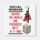 Maatschappelijk werkers Fungerend Voortgangsversla Magneet (Voorkant)