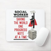 Maatschappelijk werkers Fungerend Voortgangsversla Muismat (Met muis)