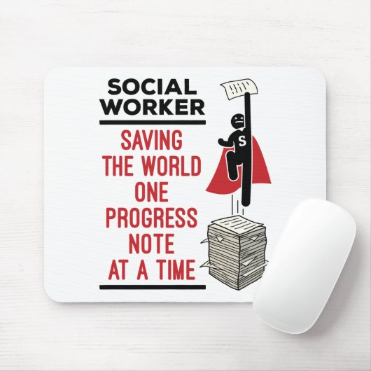 Maatschappelijk werkers Fungerend Voortgangsversla Muismat (Met muis)