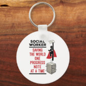 Maatschappelijk werkers Fungerend Voortgangsversla Sleutelhanger (Voorkant)