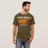Maatschappelijk werkneemster in opleiding t-shirt (Voorkant volledig)