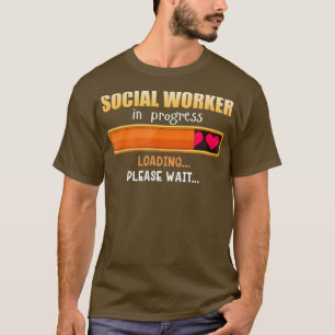 Maatschappelijk werkneemster in opleiding t-shirt