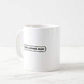 Maatschappelijke Arbeiders Rock! Koffiemok (Voorkant links)