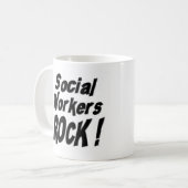 Maatschappelijke Arbeiders Rock! Mok (Voorkant links)