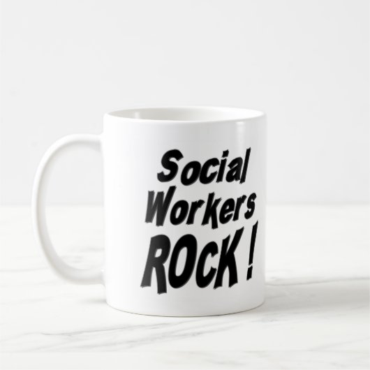 Maatschappelijke Arbeiders Rock! Mok (Links)