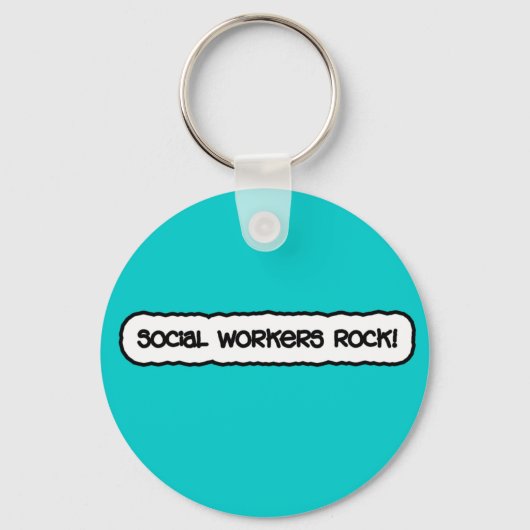 Maatschappelijke Arbeiders Rock! Sleutelhanger (Voorkant)