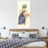 Maatschappelijke dienstmeid, nr. 4 canvas afdruk (Insitu (Slaapkamer))