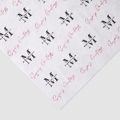 Maatschappelijke kerstmoderne onderneming met merk tissuepapier (Detail)