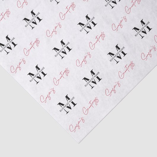 Maatschappelijke kerstmoderne onderneming met merk tissuepapier (Detail)