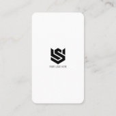 Maatschappelijke media profielen QR Code Moderne E Visitekaartje (Achterkant)