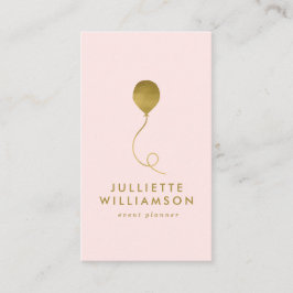 Maatschappelijke media voor Blush- en Gold-ballone Visitekaartje