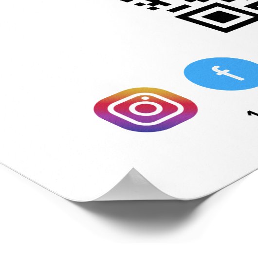 Maatschappelijke media voor de Logo van het bedrij Poster (Hoek)