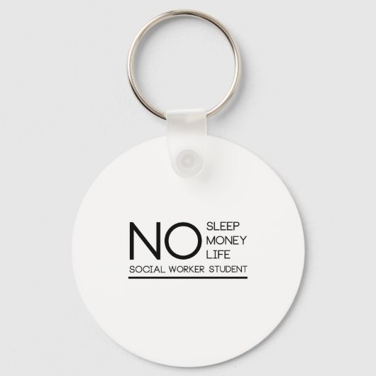 Maatschappelijke werknemers Student Gifts for Afst Sleutelhanger (Voorkant)