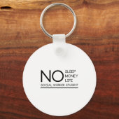 Maatschappelijke werknemers Student Gifts for Afst Sleutelhanger (Voorkant)