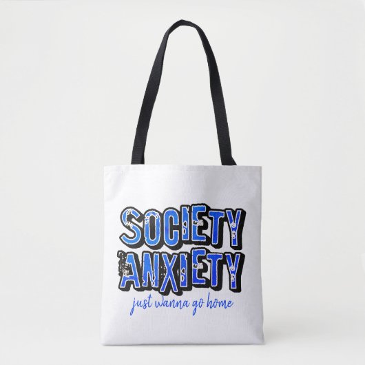 Maatschappij Angst Tote Bag (Voorkant)
