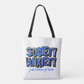 Maatschappij Angst Tote Bag (Achterkant)