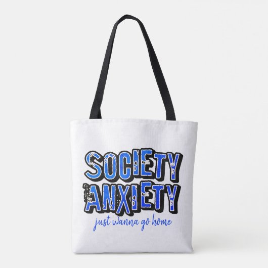 Maatschappij Angst Tote Bag (Achterkant)