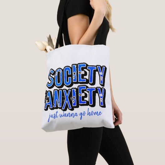 Maatschappij Angst Tote Bag (Dichtbij)