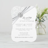 Maatwerk - 75/60 Diamanten Jubileum Ontwerp Kaart (Staand voorkant)