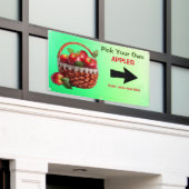 Maatwerk Appels Te Koop Pluk Je Eigen Grote Baan Spandoek (Buitenkant Gebouw)