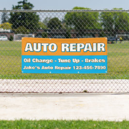 Maatwerk autoreparatie service Remmen Olie vervang Spandoek