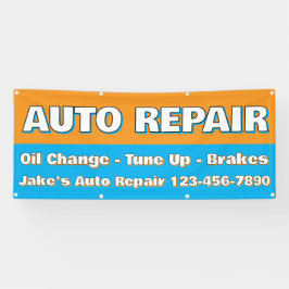 Maatwerk autoreparatie service Remmen Olie vervang Spandoek