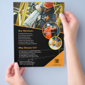 Maatwerk bouwbedrijf Flyer (Hand)