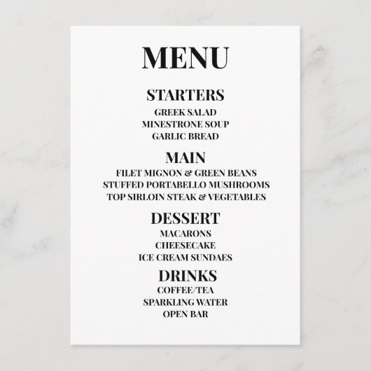 Maatwerk - Creëer Je Eigen Menu (Voorkant)