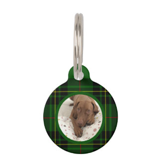Maatwerk Forbes Tartan Groene Hond Huisdierpenning
