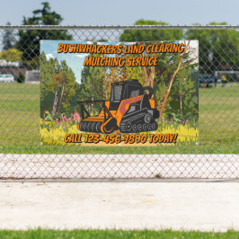 Maatwerk Grondopruimings Mulchservice Bedrijf Spandoek
