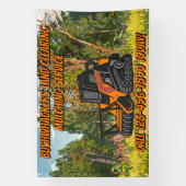 Maatwerk Grondopruimings Mulchservice Bedrijf Spandoek (Verticaal)