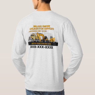 Maatwerk Grondverzet Aannemer Bouwconstructie T-shirt