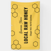 Maatwerk Honey Bee Farmer Market Stand Spandoek (Verticaal)