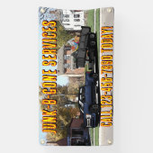 Maatwerk Junk Trash Hauling Service Promotioneel Spandoek (Verticaal)