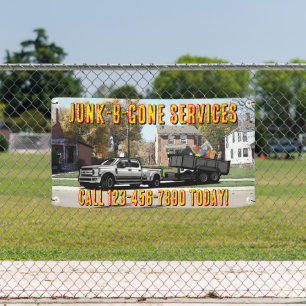 Maatwerk Junk Trash Hauling Service Promotioneel Spandoek