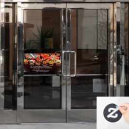 Maatwerk Koreaanse keuken restaurant advertentie Raamsticker