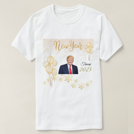 Maatwerk T-shirt Gelukkig Nieuwjaar  (Design voorkant)