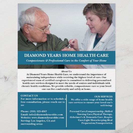 Maatwerk Thuiszorg Flyer (Voorkant)