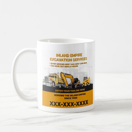 Maatwerk Uitgraving Aannemer Bouw Koffiemok (Links)
