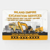 Maatwerk Uitgraving Hoofdaannemer Bouw Spandoek (Horizontaal)