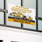 Maatwerk Uitgraving Hoofdaannemer Bouw Spandoek (Buitenkant Gebouw)