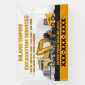 Maatwerk Uitgraving Hoofdaannemer Bouw Spandoek (Verticaal)