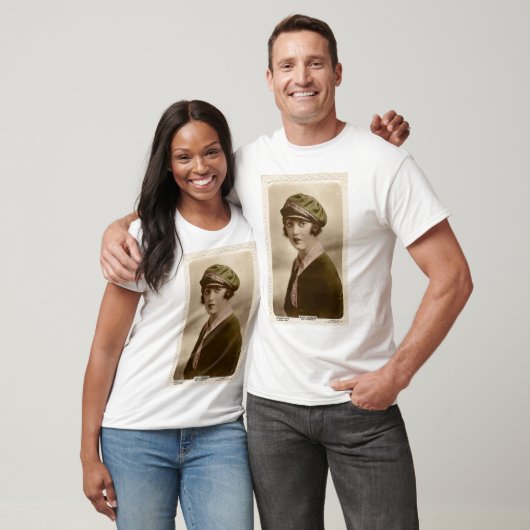 Mabel Normand  kleurenportret T-shirt (Unisex)