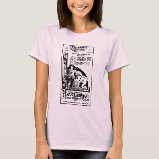 Mabel Normand Wat gebeurde er met Rosa 1921 T-shirt (Voorkant)