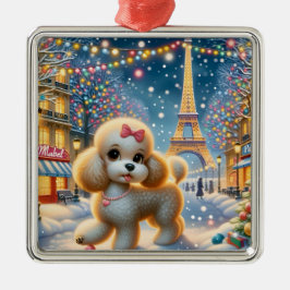Mabel Paris Holiday Card Metalen Ornament