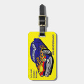 Mabel the Mercury van Ann Charles Bagagelabel (Voorkant verticaal)