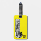 Mabel the Mercury van Ann Charles Bagagelabel (Achterkant verticaal)